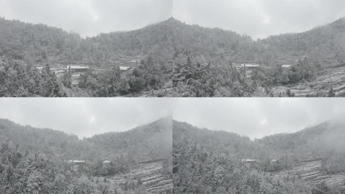 重庆渝东南山区雪景航拍3