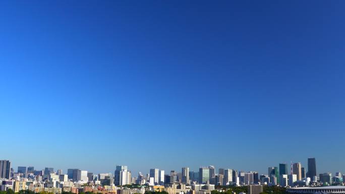 城市天际线城市空境蓝天天空建筑城市发展