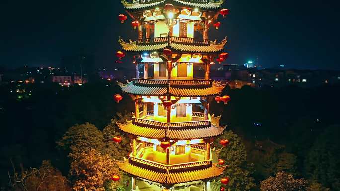 4K城市夜景霓虹光斑、城市夜景