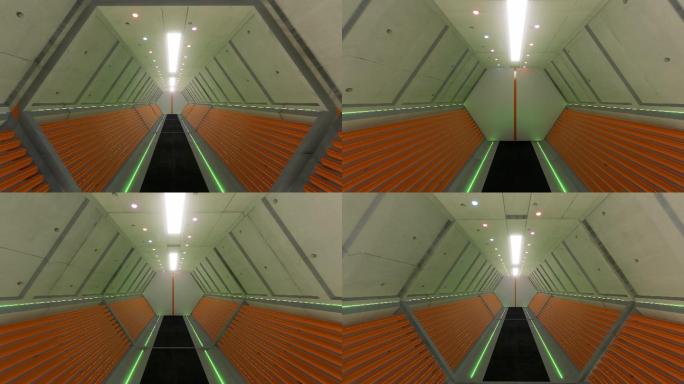 未来科技隧道抽象现代蓝色