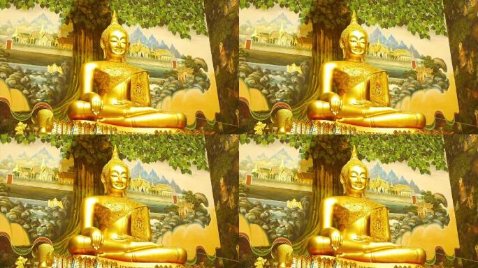 金色的佛像