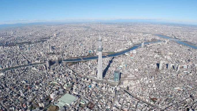 城市鸟瞰图地标cbd商业金融市中心