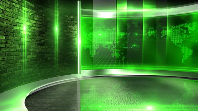 绿色虚拟工作室