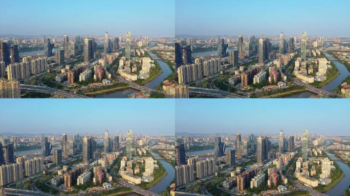 【4K超清航拍】广州琶洲商务金融核心区