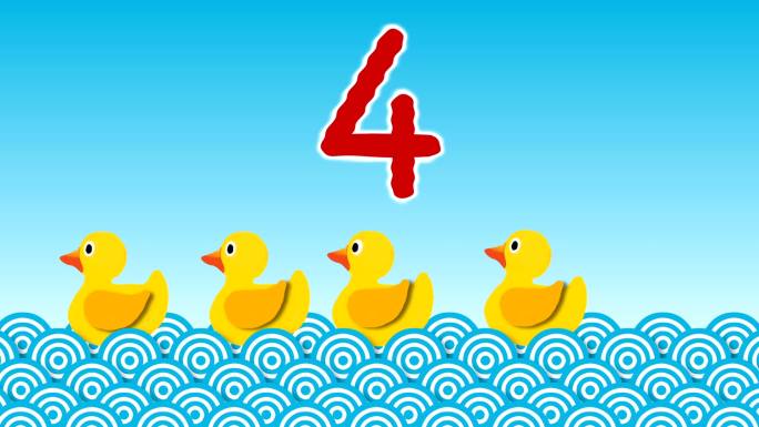 学习数十只小鸭子动画片东华城黄色小鸭子