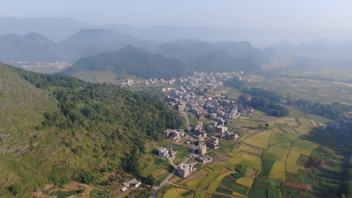 湖南永州江华瑶族航拍空镜头
