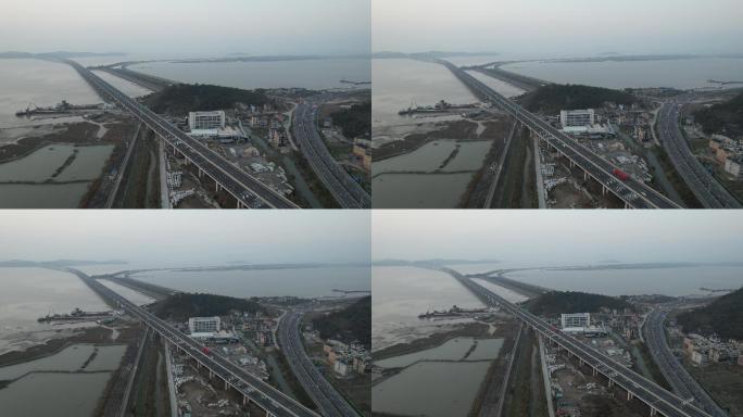 台州玉环大桥4k航拍DJI_0536