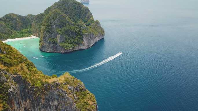 泰国披披披群岛热带玛雅湾