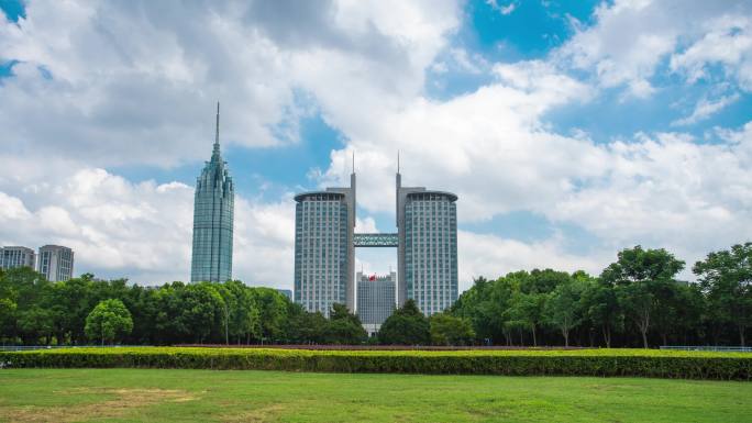 常州地标常州市政府延时