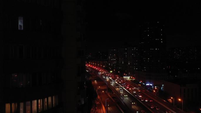 4K原素材-上海南北高架路