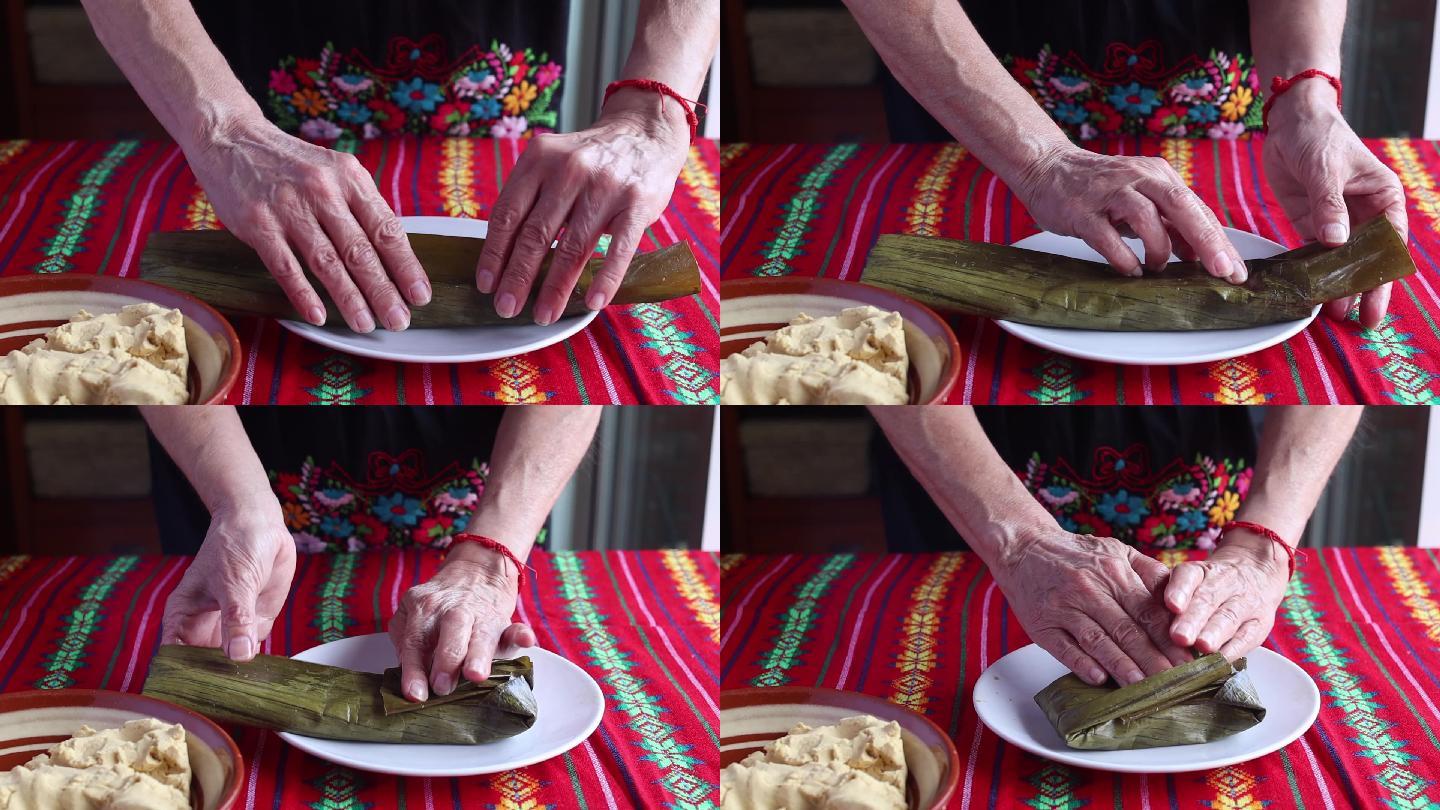 传统的墨西哥美食恰帕斯玉米卷