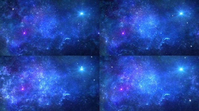 穿越猎户座星云遨游星空效果特效宇宙太空