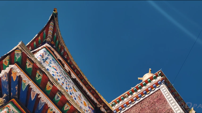 原创甘肃西北藏传佛教寺院信仰虔诚