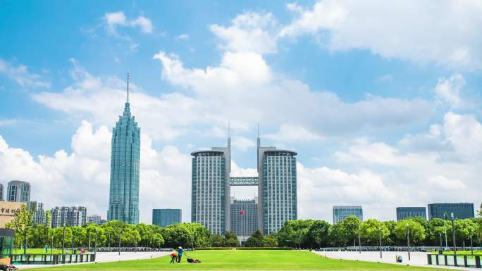 常州地标常州市政府延时