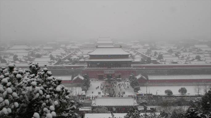 紫禁城雪景