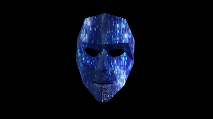 未来科技机器人脸视频（带通道）