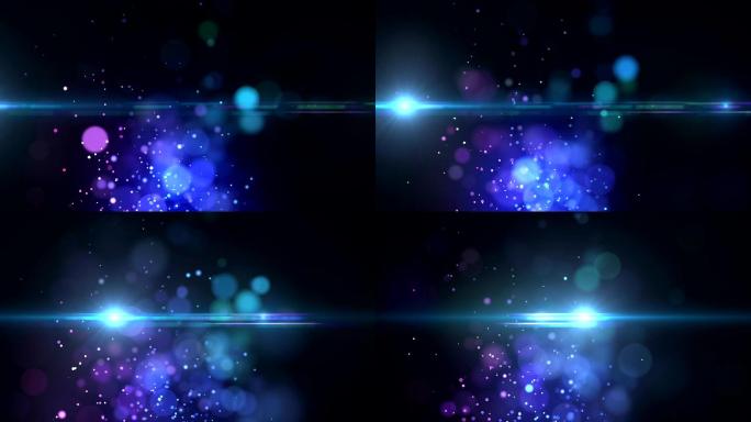 粒子漂浮的动画视频素材