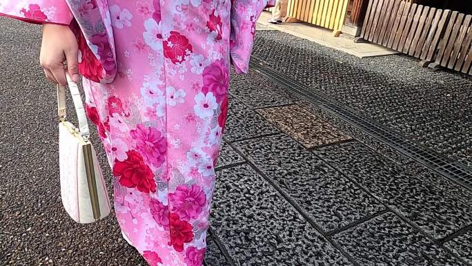 日本大阪穿和服的女人