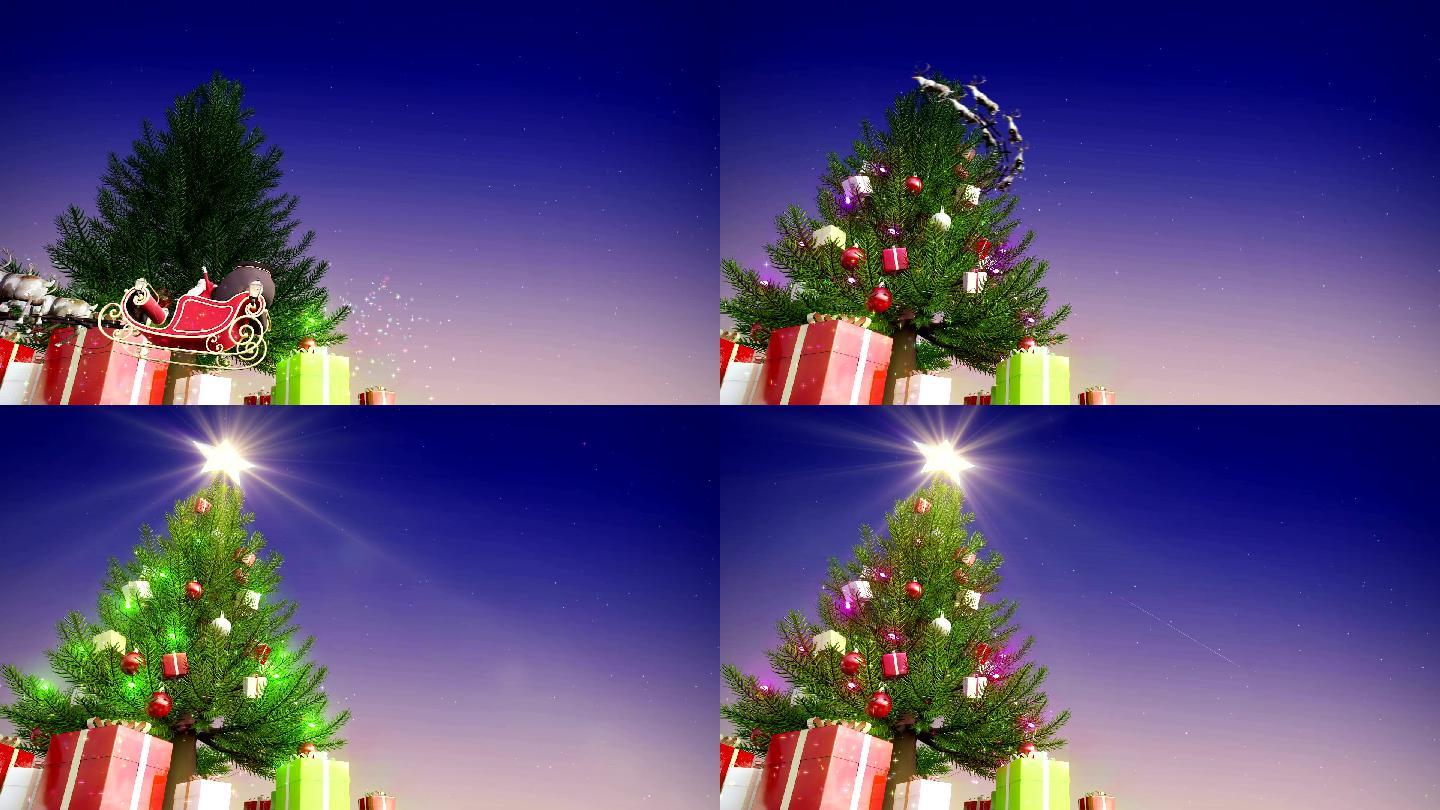 圣诞节背景视频素材