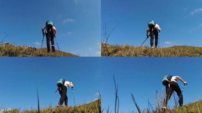 户外运动 登山 攀登