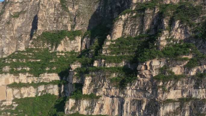 北京房山区十渡景区航拍