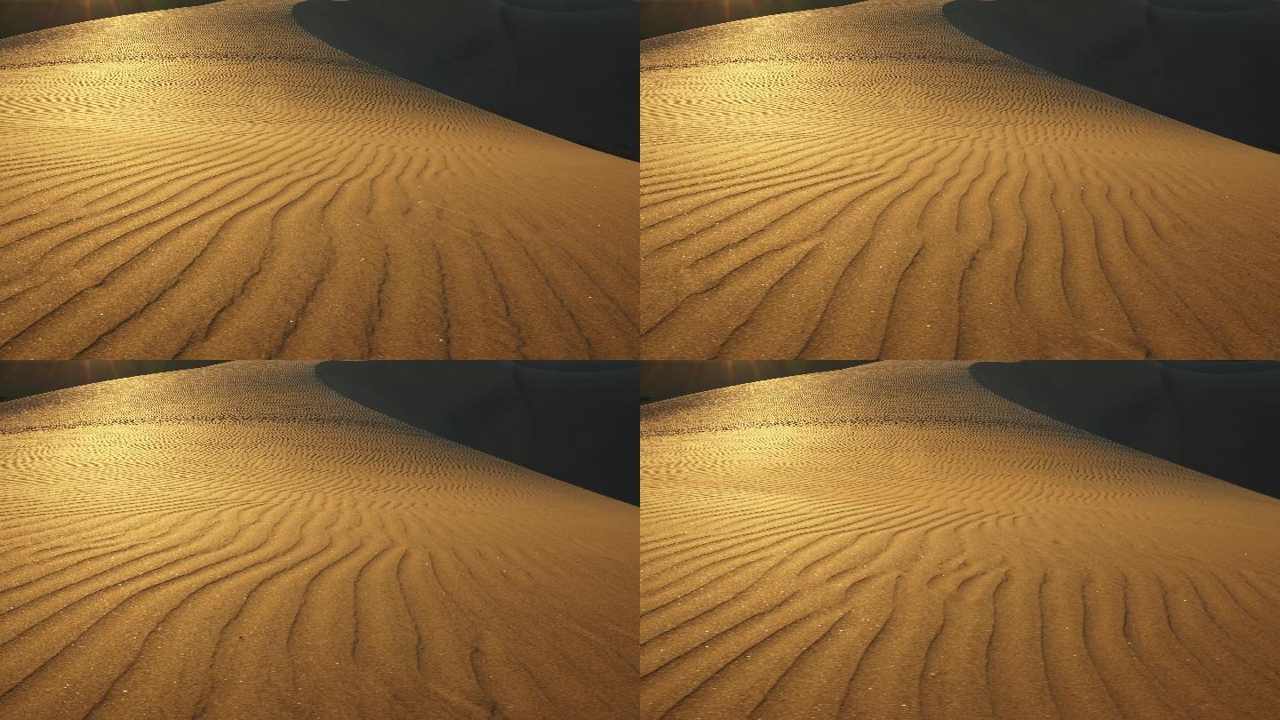 阳光下的沙漠场景背景大漠荒漠戈壁沙尘