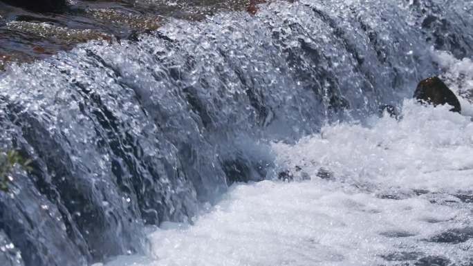 瀑布 河流 流水 大自然 4K 升格