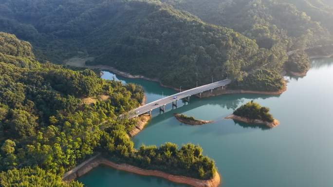 中山市五桂山逸仙水库航拍视频集合