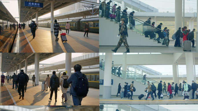 春运回家过年疫情出门务工，坐高铁