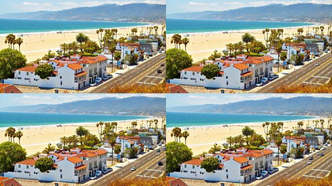 洛杉矶海岸线美国小镇海滨风光景区景点