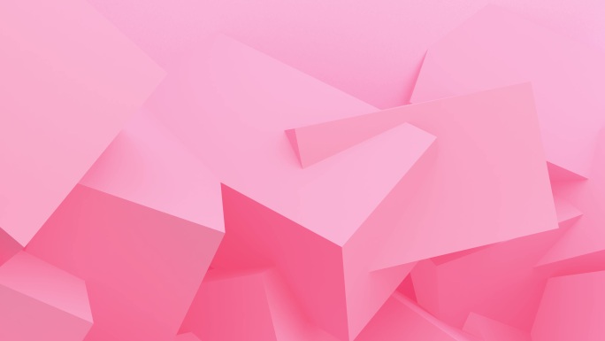 粉色三维背景mg包装图形动画扁平化元素