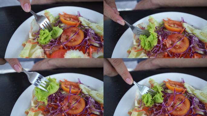 胡曼手食沙拉营养餐室凉菜蔬菜沙拉拼盘