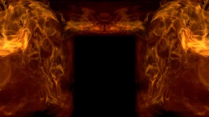 门洞火焰