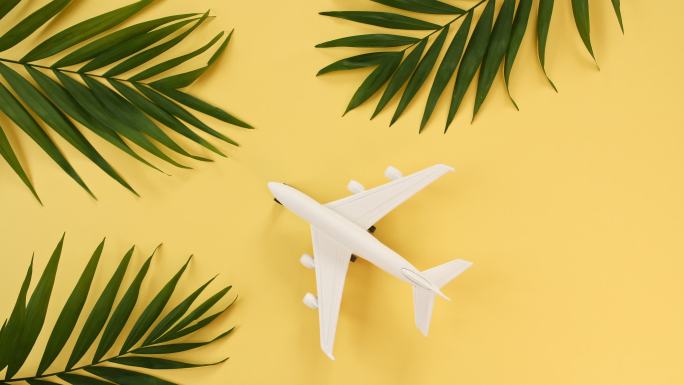 航空运输、旅游、度假、旅行的概念。