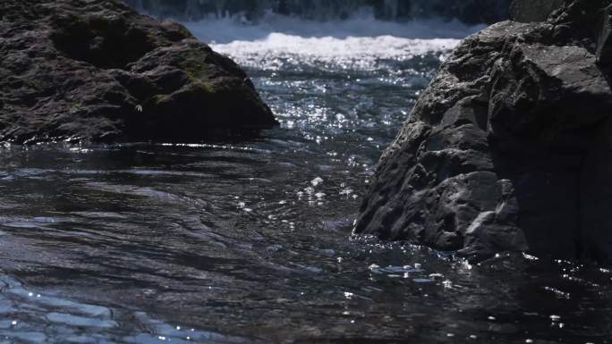 流水 河流 清澈 小河 溪水 大自然