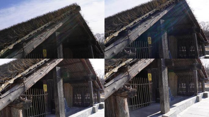 阿美族住屋茅草屋少数民族园台湾景区