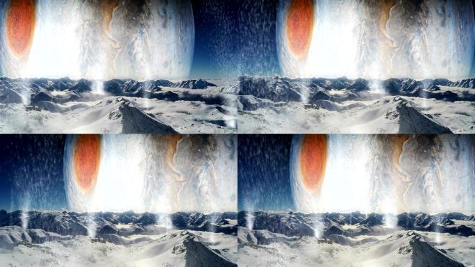 木星卫星木卫二视频素材