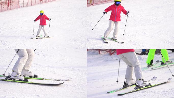 滑雪  冰雪 娱乐  冬季 健身 运动