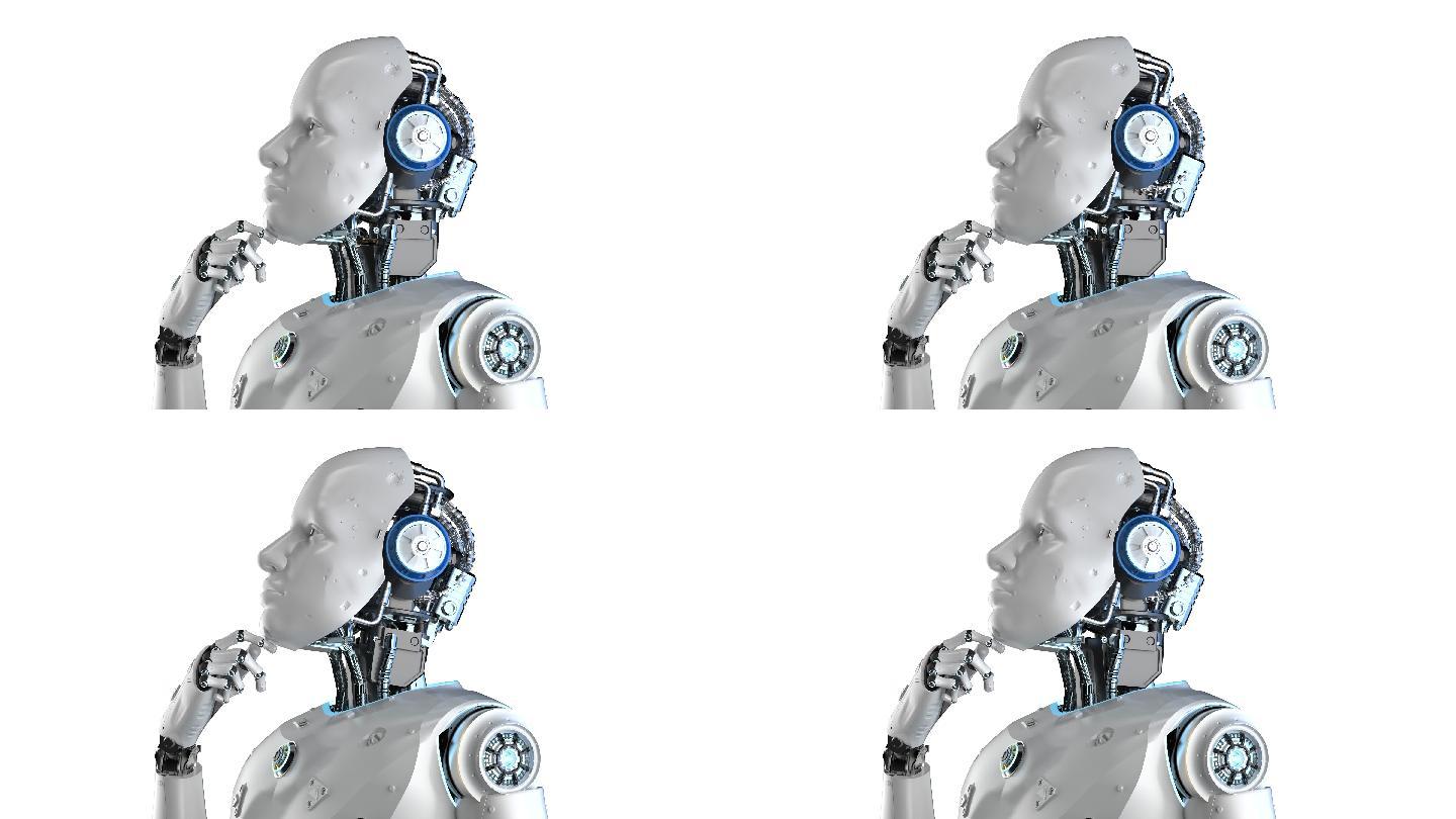 3d渲染AI机器人