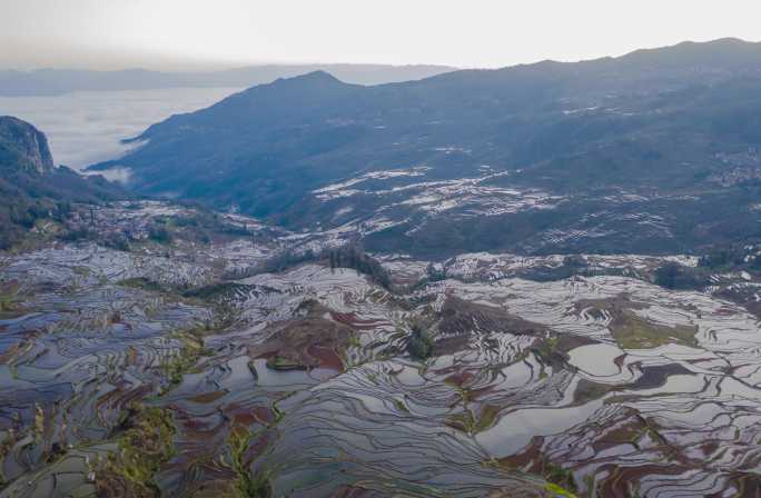 5K元阳哈尼梯田航拍延时（三）