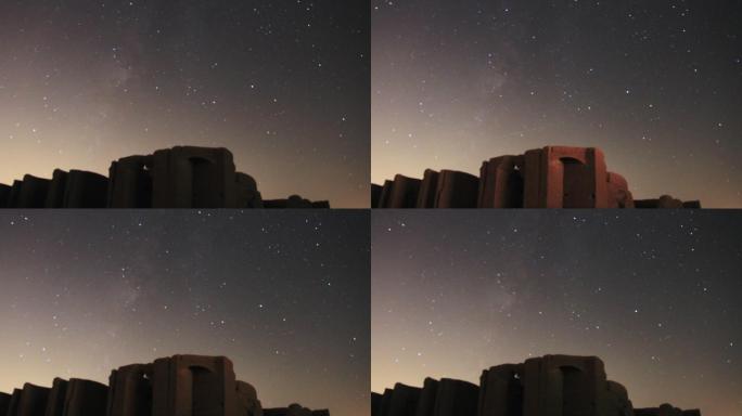 夜空的延时拍摄星际星河星空星光宇宙银河