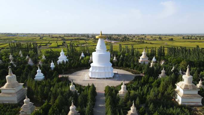 4K素材：甘肃武威白塔寺