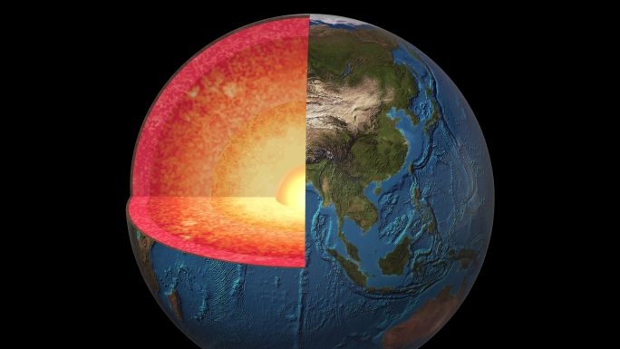 地球内部结构中国地图科技区位全国全球辐射