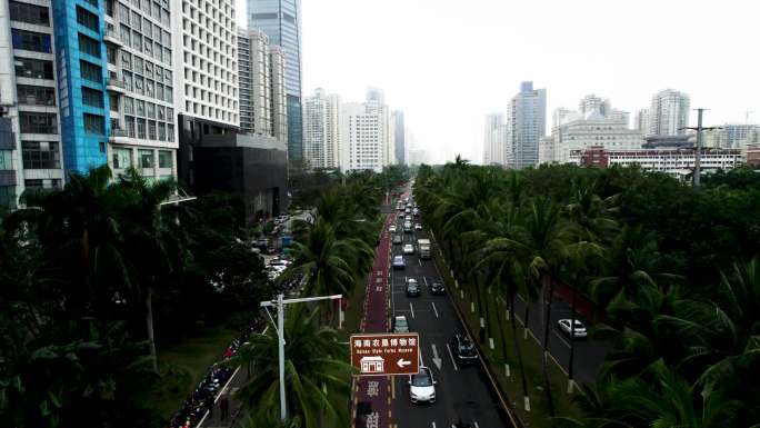 海口道路航拍