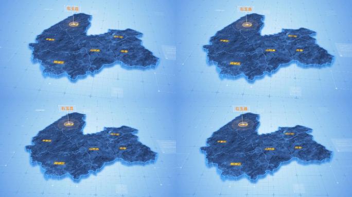 朔州右玉县三维科技地图