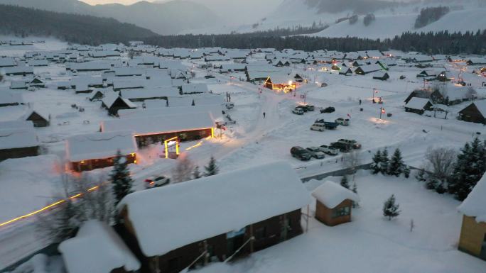 阿尔泰山区的雪景素材（4K高清）