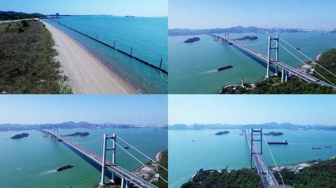 4K航拍虎门大桥