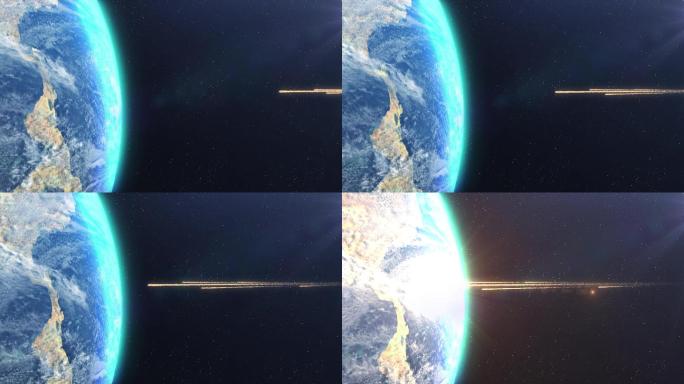小行星和流星撞击地球