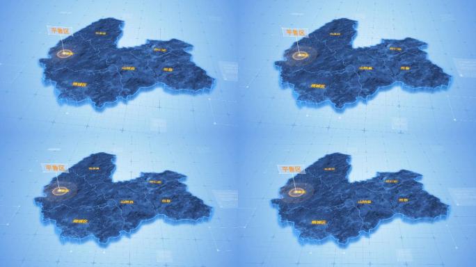 朔州平鲁区三维科技地图