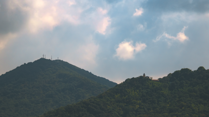 紫金山延时素材4K